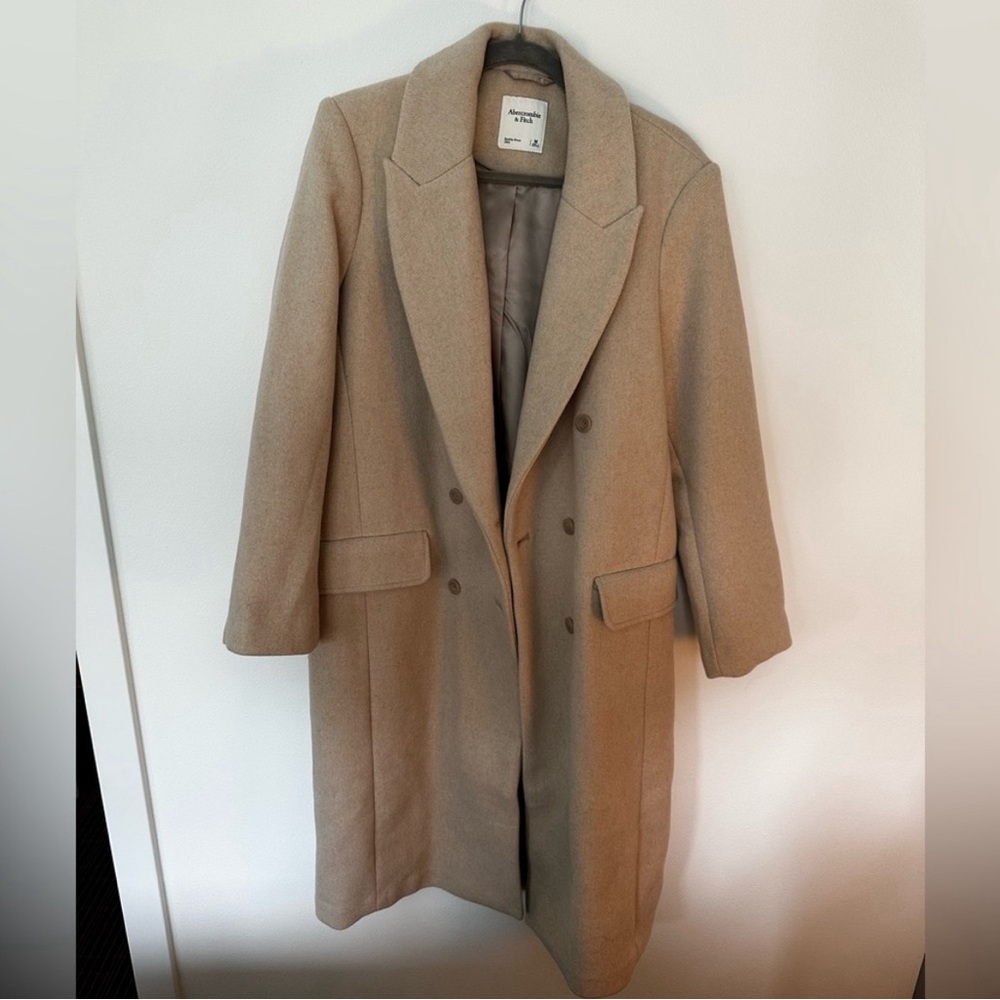 Abercrombie lined wool coat - like new!